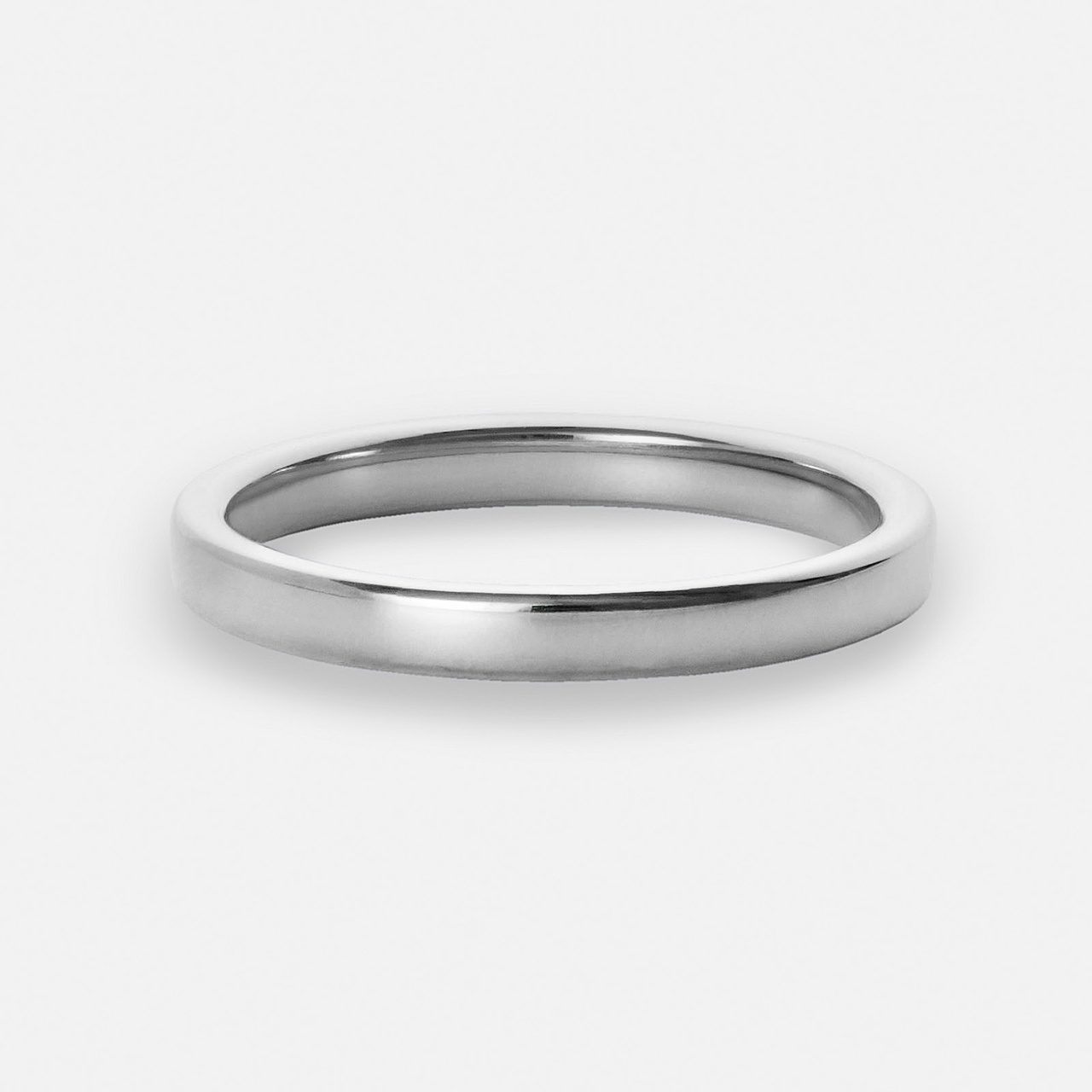 Plain ring Half Rounded