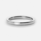 Plain ring Half Rounded