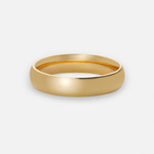 Plain ring Rounded Men
