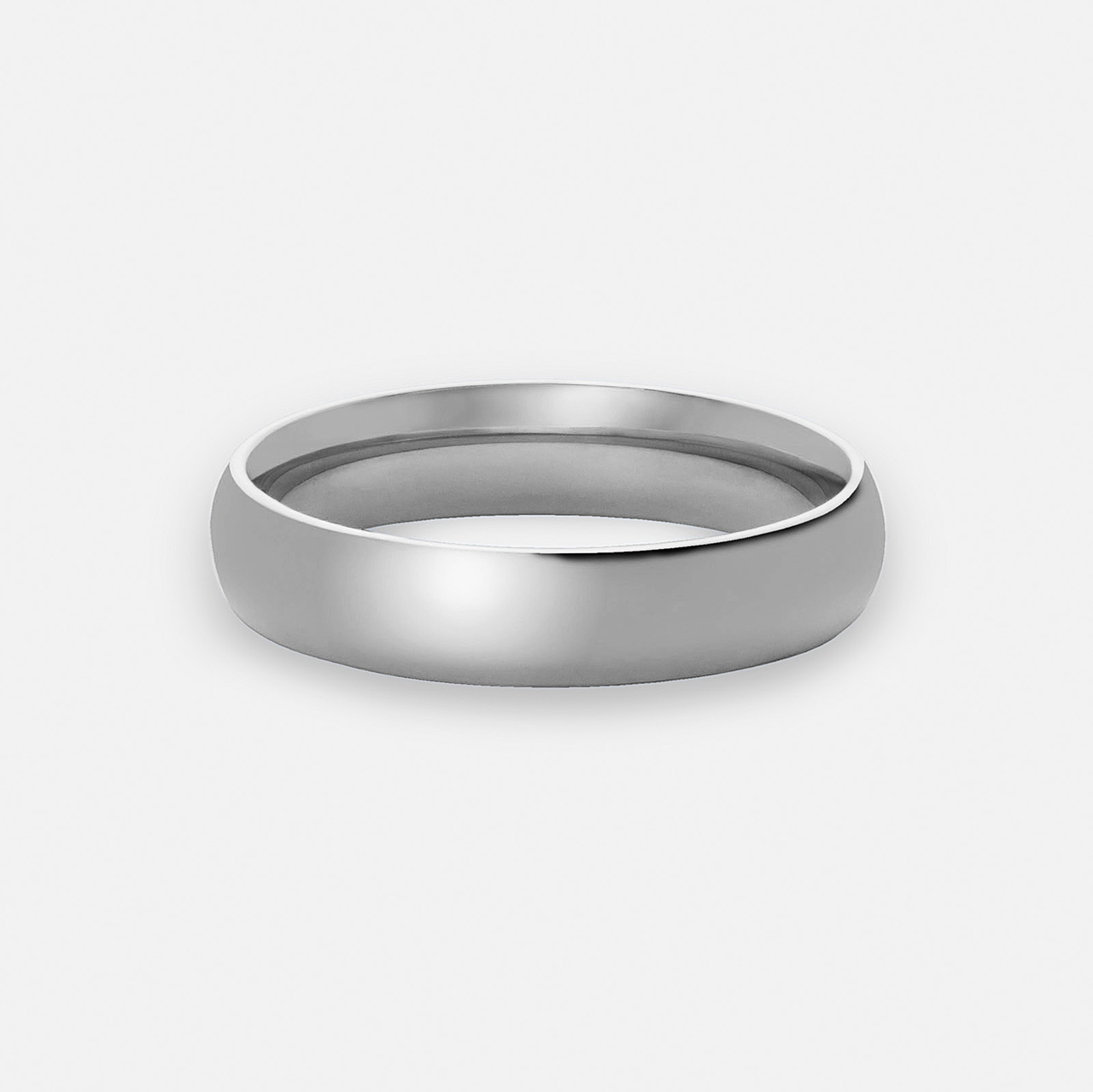 Plain ring Rounded Men