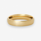 Plain ring Half Rounded Men