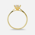 Solitärring sex klor Classique