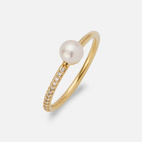 Perle d'Huître Lumière Akoya Ring