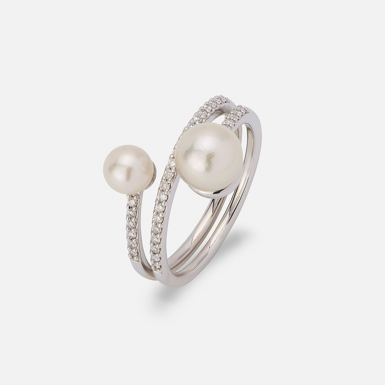 Dauphine Akoya Ring