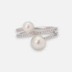 Dauphine Akoya Ring