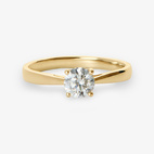 Solitaire ring four claws Classique